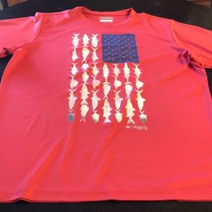 Looks Great Men’s Large Columbia Flag T Shirt 🇺🇸